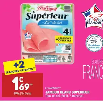 ALDI Jambon Blanc supérieur offre