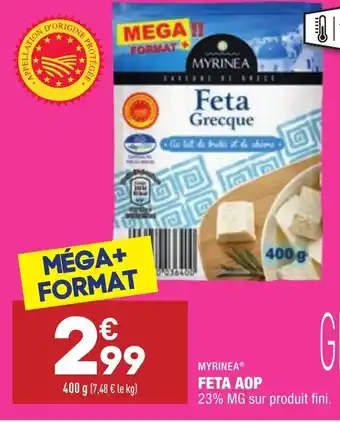 ALDI Feta AOP offre