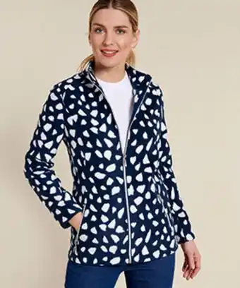 Damart Veste maille polaire imprimée offre