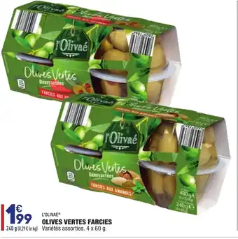 ALDI Olives Vertes Farcies offre
