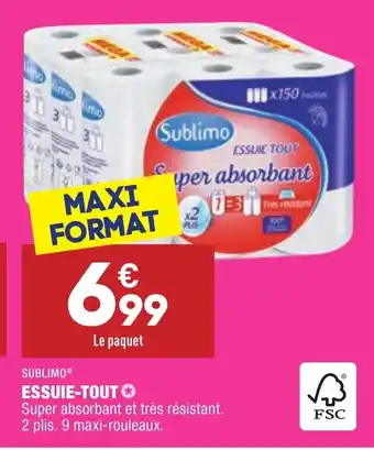 ALDI Essuie-Tout offre