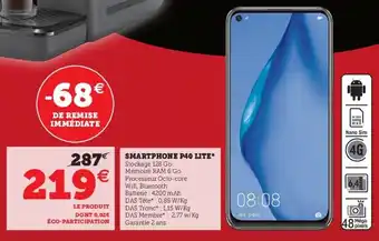 Hyper U Smartphone P40 Lite offre