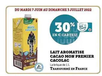 Lait Aromatisé Cacao Mon Premier Cacolac