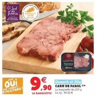 Carn De Parol Guasch Et Fils