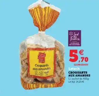 Super U Croquants Aux Amandes offre