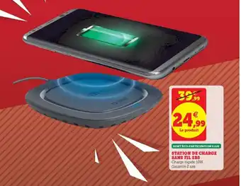 Hyper U Station de Charge Sans Fil SBS offre