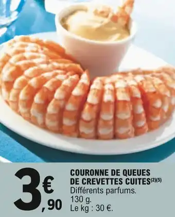 E.Leclerc Couronne de queues de crevettes cuites offre