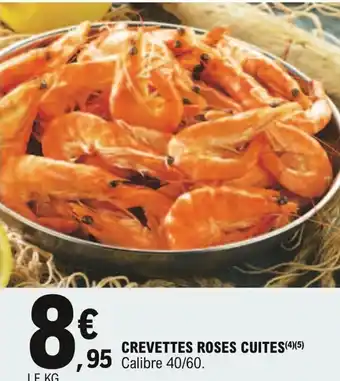 E.Leclerc Crevettes roses cuites offre