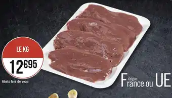 Géant Casino Abats foie de veau offre