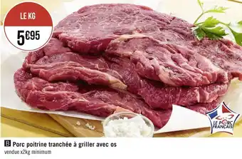 Viande bovine basse côte à griller