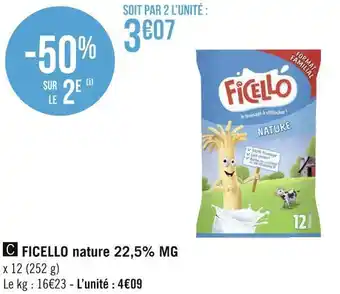 Géant Casino Ficello ficello nature 22,5% mg offre