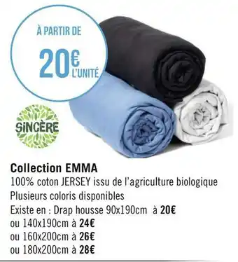 Géant Casino Sincère collection emma offre