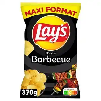 Auchan Chips saveur barbecue maxi format lay's offre