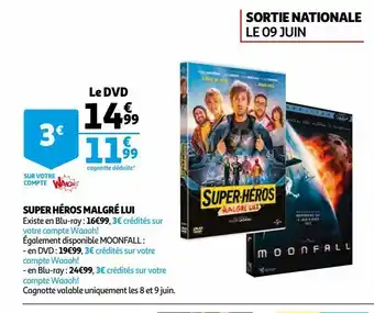 Auchan Super heros malgre lui offre