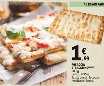 Focaccia stracchino