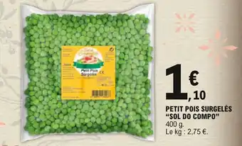 E.Leclerc "SOL DO COMPO" petit pos surgelés offre