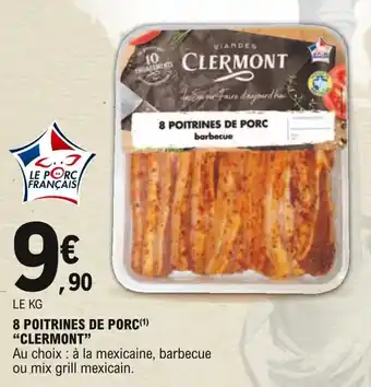 E.Leclerc "CLERMONT" 8 poitrines de porc offre