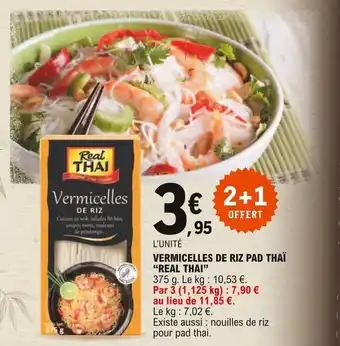 "REAL THAI" vermicelles de riz pad thaï