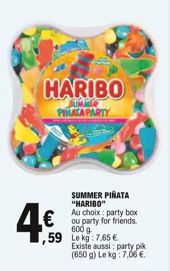 E.Leclerc "HARIBO" summer pinata offre
