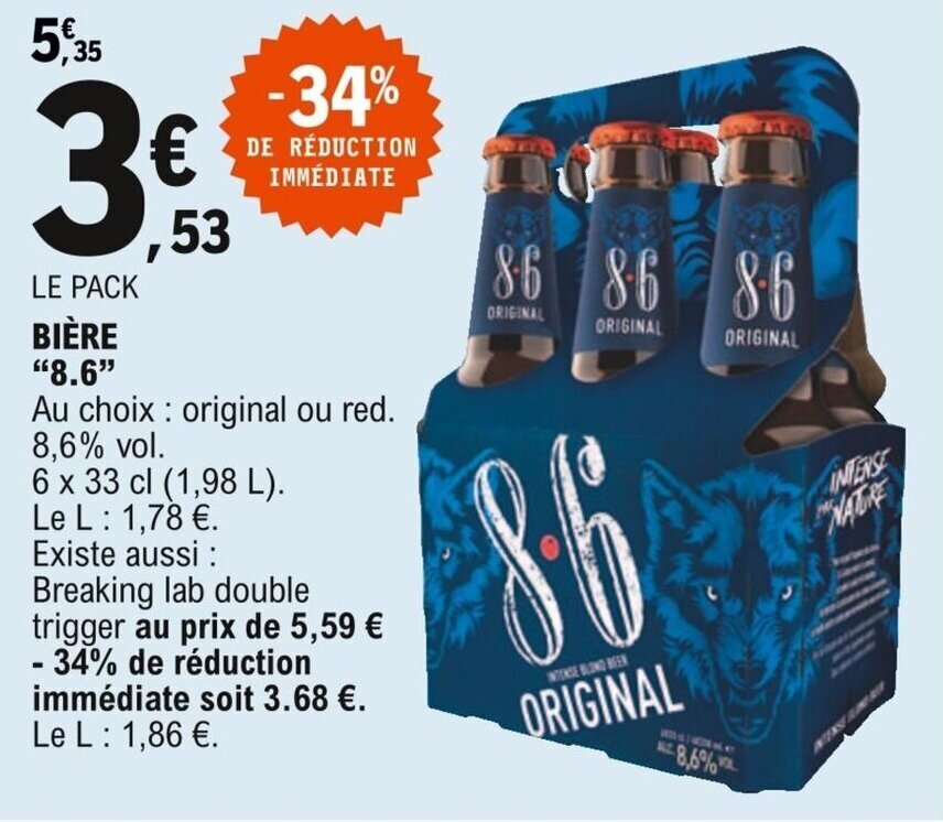 Toutes les promotions de Bière Trouvez et découvrez la promotion de Bière la moins chère!