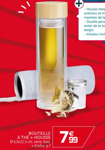 Gifi Bouteille à Thé + Housse offre