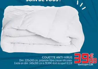 Gifi Couette Anti-Virus offre