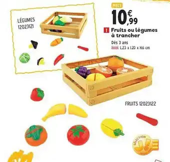 JouéClub Fruits Ou Legumes A Trancher offre
