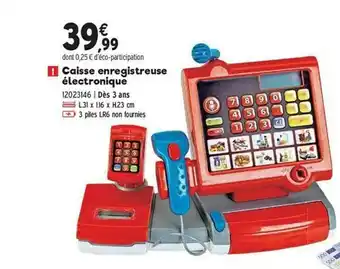 JouéClub Caisse Enregistreuse Electronique offre