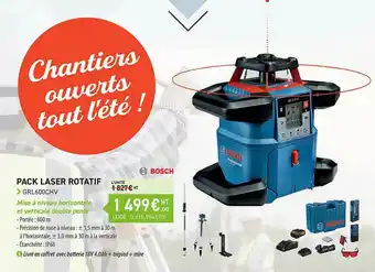 Loxam Pack Laser Rotatif Bosch offre