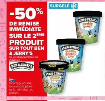 Carrefour Market Ben & Jerry's offre