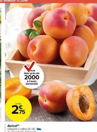 Carrefour Market Abricot offre