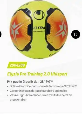 Casal Sport Elysia Pro Training 2.0 Uhlsport 2004209 offre