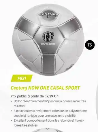 Casal Sport Century Now One Casal Sport F821 offre