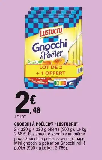 E.Leclerc Gnocchi à Poêler offre