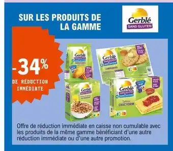 E.Leclerc La Gamme Gerblé Sans Gluten offre