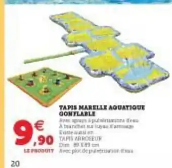 Tapis Marelle Aquatique Gonflable