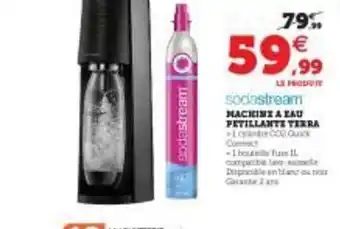 Hyper U Machine à Eau Pétillante Terra Sodastream offre