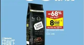 Leader Price Café Grains Carte Noire offre