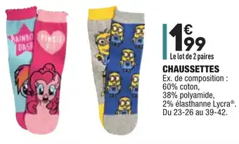 ALDI Chaussettes offre