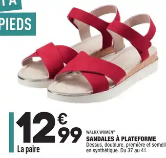 ALDI Sandales à plateforme offre