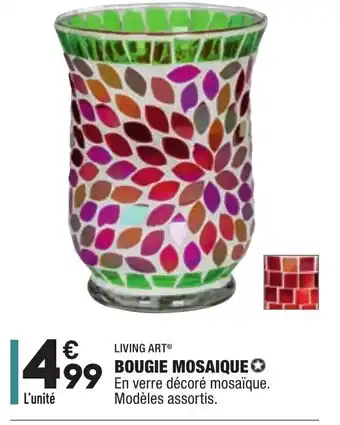 ALDI Bougie Mosaique offre