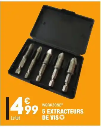 ALDI 5 Extracteurs de vis offre