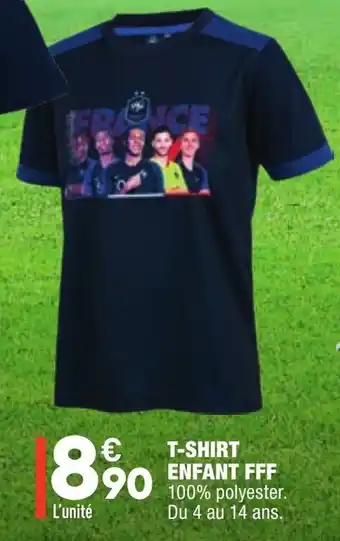 ALDI T-Shirt enfant FFF offre