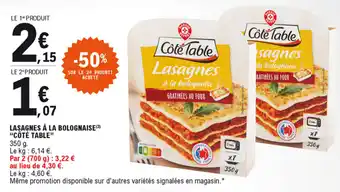 Lasagnes à la bolognaise
