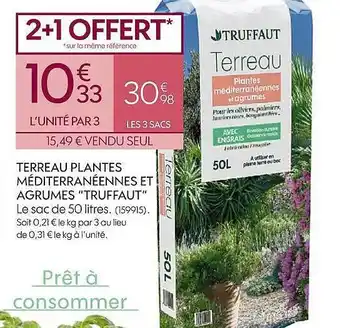 Truffaut Terreau Plantes Méditerranéennes Et Agrumes truffaut offre