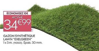 Truffaut Gazon Synthétique Lawn offre