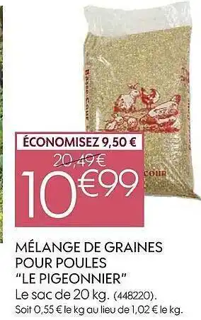 Truffaut Mélange De Graines Pour Poules offre