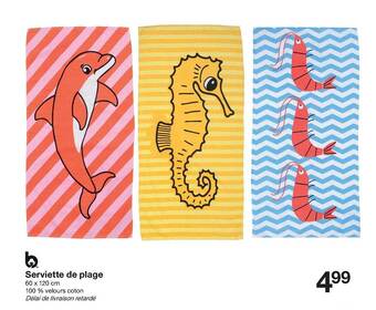 Zeeman Serviette De Plage offre