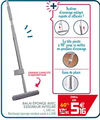 Gifi Balai Éponge Avec Essoreur Intégré offre