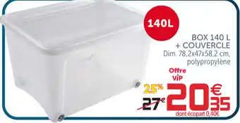 Gifi Box 140 L + Couvercle offre